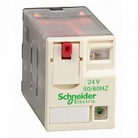 Реле 3 CO светодиод 24В переменного тока | код. RXM3AB2B7 | Schneider Electric